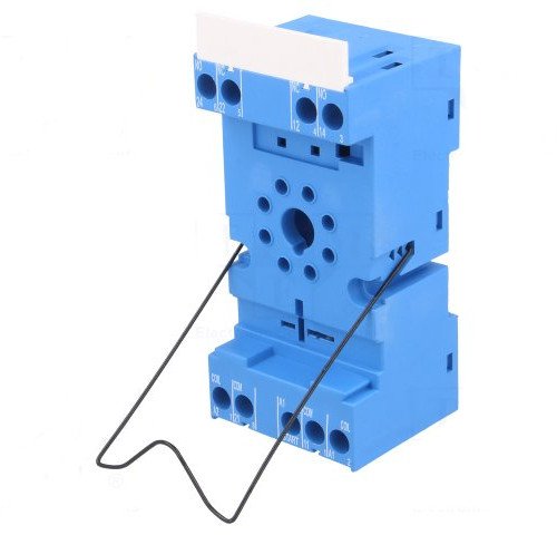 ZOCALO RELE  Octal CARRIL DIN y Panel FINDER
