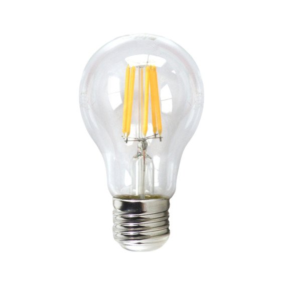 Bombilla LED ESTANDAR FILAMENTO E27 6W 230Vac 5000K SILVER