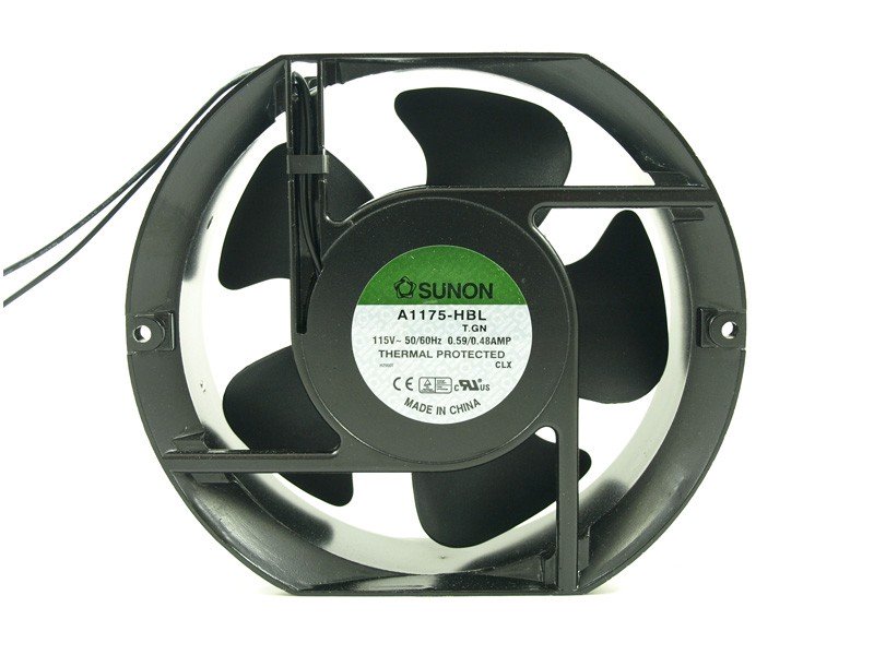 Ventilador 115Vac 171x151x51mm 25W  2 cables BOLAS