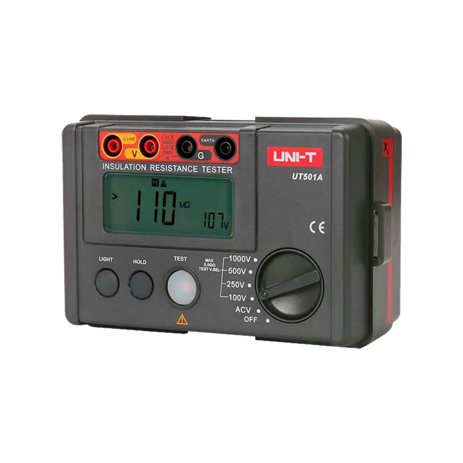 Medidor Resistencia Aislamiento 1000V AC 750V UNI-T UT501A