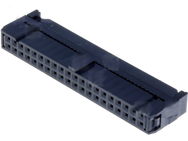 Conector Cable Plano Hembra 40Pin 2×20 Dorados