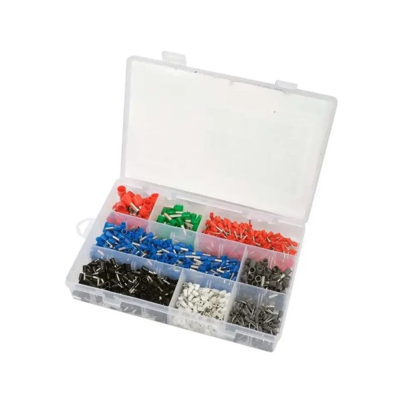 Kit Terminales de casquillo aislados Crimpados (1200 uds.)