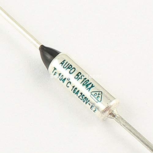 Fusible Termico 104ÂºC 16Amp 250Vac axial