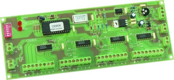 Contador Reloj Termometro Display 7S CD25 CEBEK
