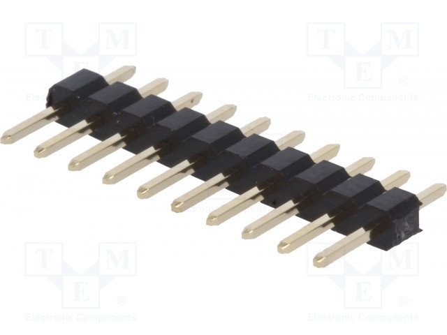 Tira poste Macho 10 pin Recto paso 2,54mm