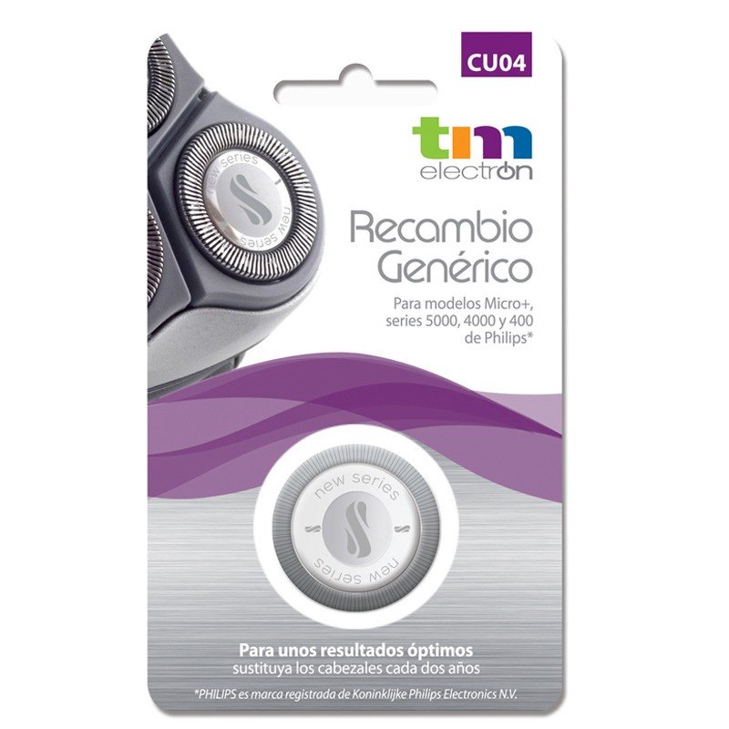 Cuchilla Compatible Afeitadora PHILIPS HQ4