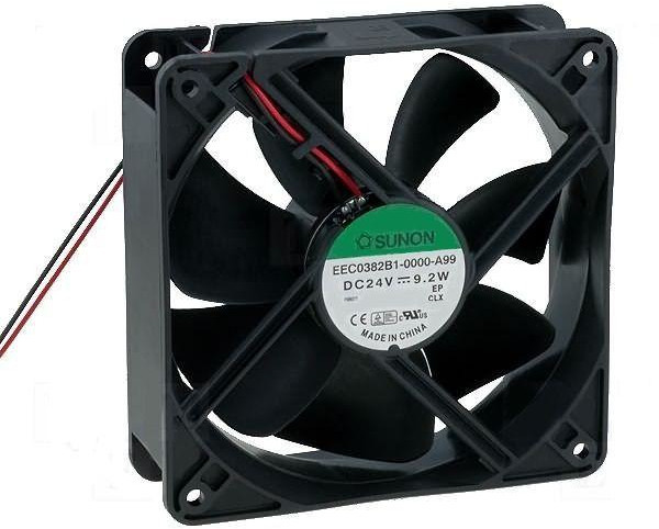 Ventilador 24Vdc 120X120X38mm 5,4W 2 Cables BOLAS