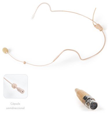 Microfono Diadema Carne MiniXLR 3pin compatible AKG