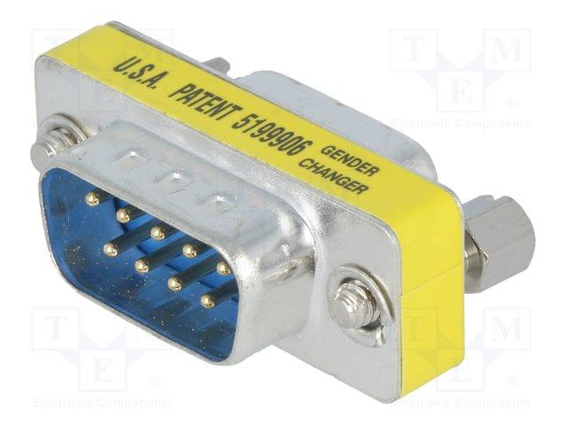 Adaptador D-Sub9 Macho-Hembra 9 pin AK-610502-000-I