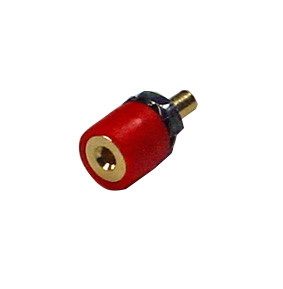 Hembrilla 2mm 6A/260Vdc color Rojp