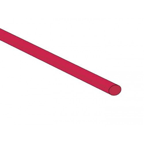 Tubo termorretractil 4,8mm ROJO Longitud 1m