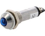 Piloto LED 12Vdc Luz AZUL para panel