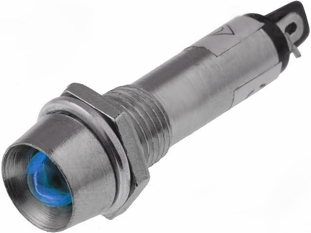 Piloto LED 24Vdc Luz AZUL para Panel