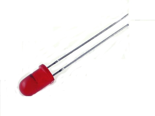 Diodo LED 5mm INTERMITENTE ROJO 3-14V L-56BID
