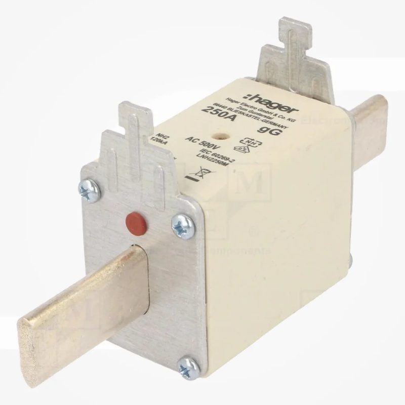 Fusible de cartucho industrial 250A 500VAC gG NH2
