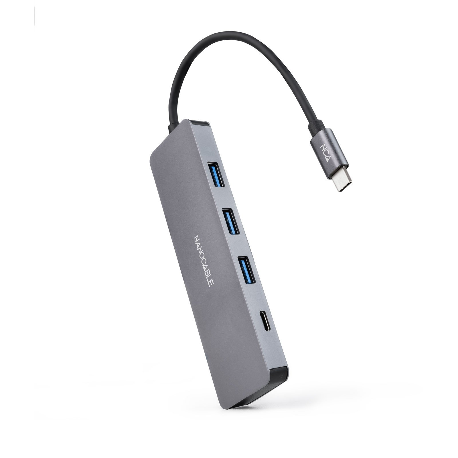 Hub USB-C a 4x USB-C + USB-C PD 100W NANOCABLE 10.16.4505
