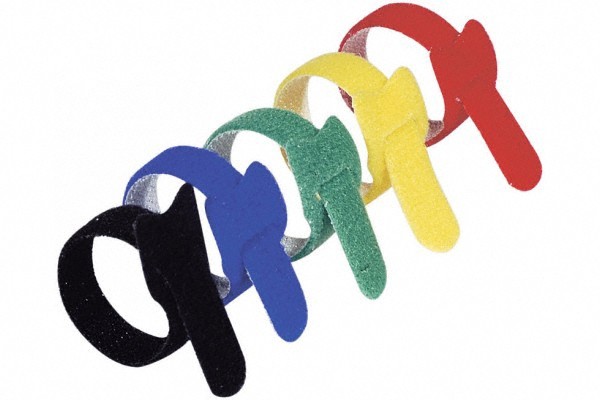 Brida Magica Velcro 125mm NEGRA  ( 20 unidades )
