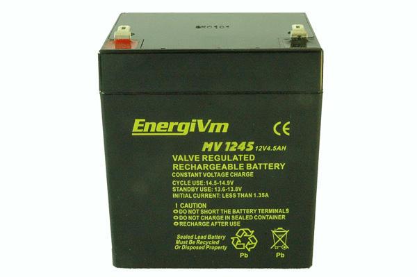 Bateria PLOMO 12V/4,5Ah AGM  90x70x107mm ENERGIVM (10378)