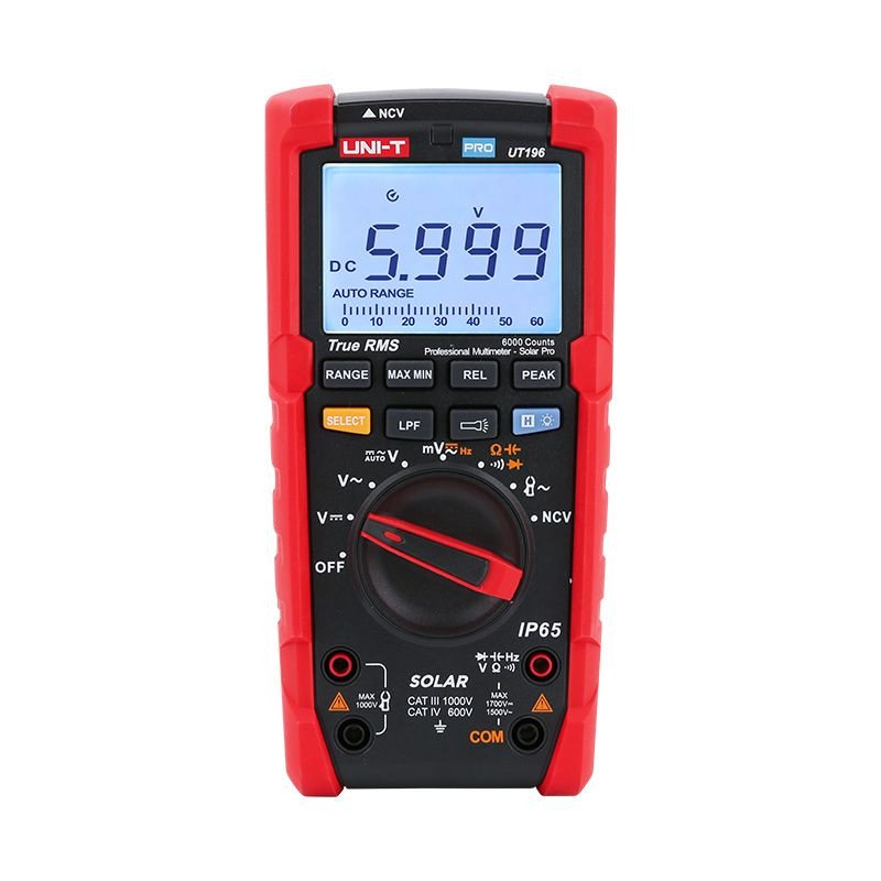 Multimetro SOLAR UT196 1500VAc y 1700VDc