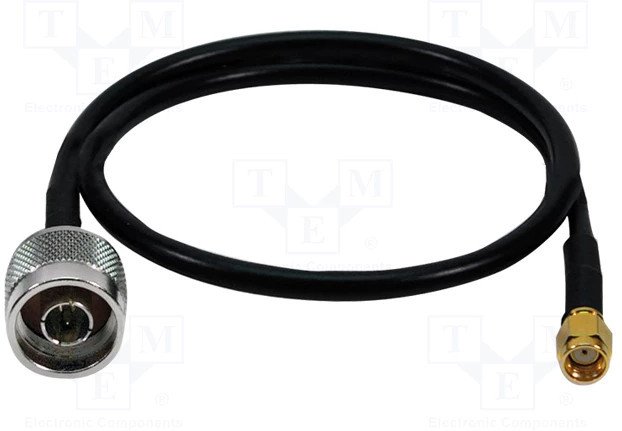 Cable N macho a SMA-RP macho 50Î© 0,5m WL0104