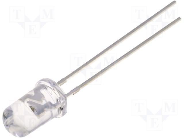 Diodo LED VERDE 5mm 23000mcd 15Âº Transparente