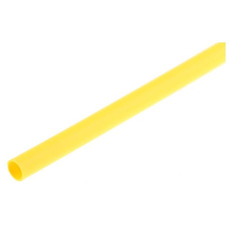 Tubo termoretractil  6mm AMARILLO (longitud 1 metro)
