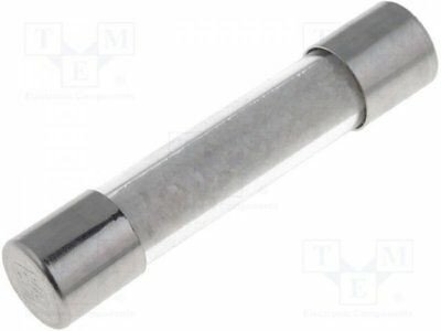 FUSIBLE LENTO 20A 250Vac 6,3x32mm Cristal Homologado