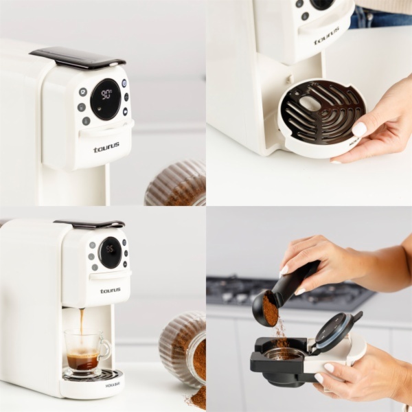 CAFETERA EXPRESS TAURUS MOKABARI CREAM CAPSU - Imagen 3