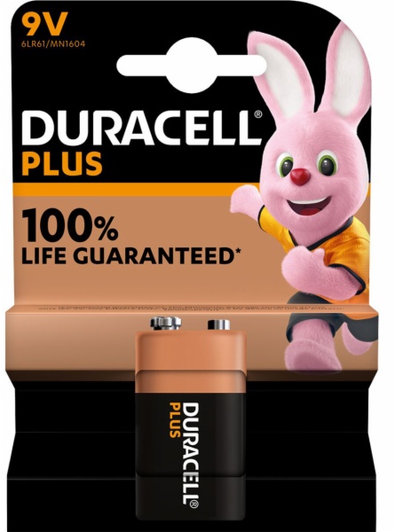 PILAS DURACELL 9V 6LR61 K1 ALC.PLUS