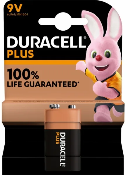 PILAS DURACELL 9V 6LR61 K1 ALC.PLUS