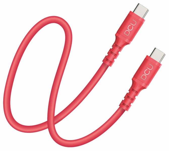 CONECTOR DCU TECNOL. USB C – USB C ROJO