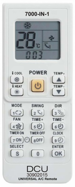 MANDO DISTANCIA DCU TECNOL. 30902015 A.ACOND
