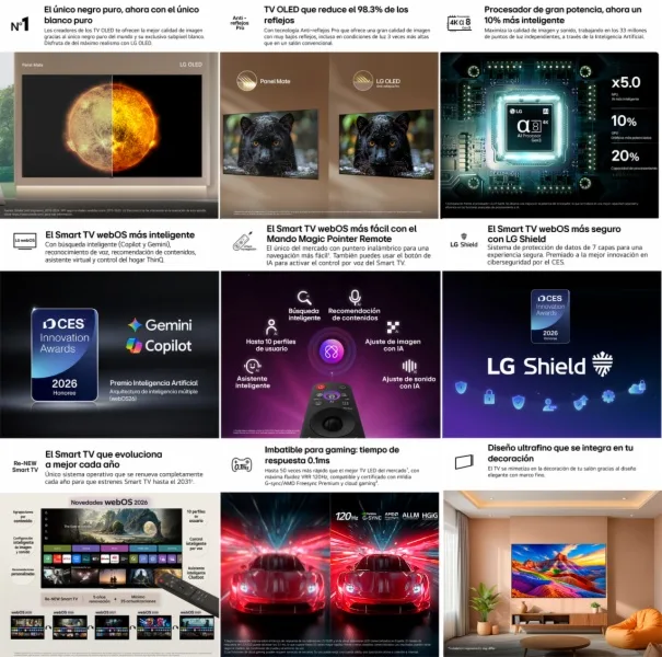 TELEVISOR OLED LG OLED77B6ELC - Imagen 3
