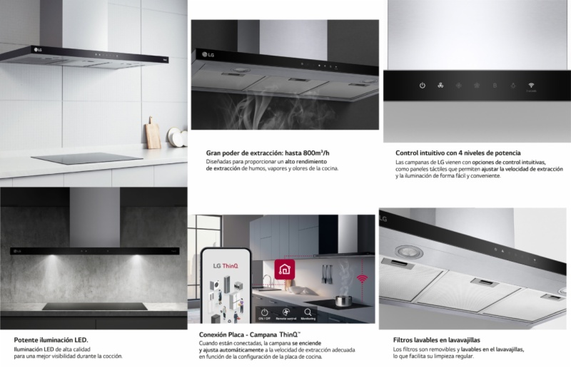 CAMPANA LG HCEZ3626S - Imagen 3