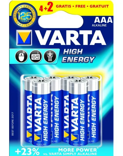 PILAS VARTA LR03 PACK 4+2 (4903)