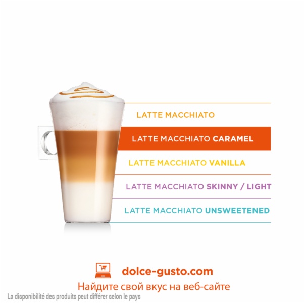 CAPSULAS CAFE DOLCE GUSTO LAT.MACCHIAT.CARAMEL - Imagen 3