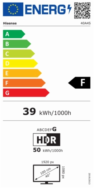 TELEVISOR LED HISENSE 40A4S - Imagen 4