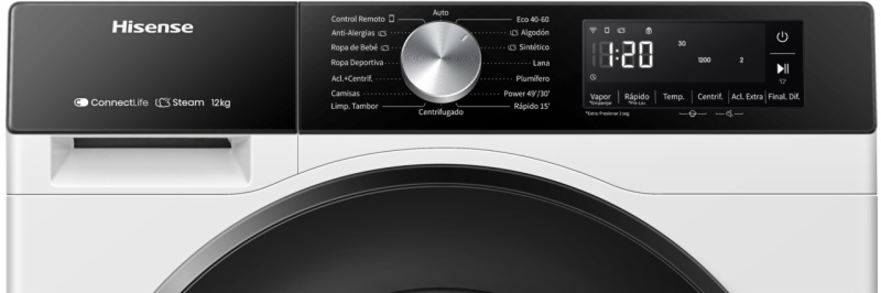 LAVADORA HISENSE WF3S1243BW3 - Imagen 2