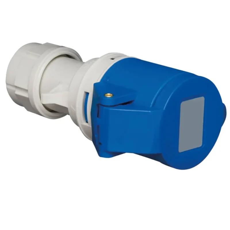Base Aerea Conector CETAC 3P (2P+t) 16A IP44 Azul