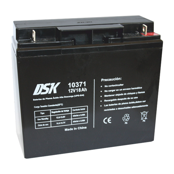 Bateria PLOMO 12V/18Ah UPS/SAI 181x76x167mm DSK