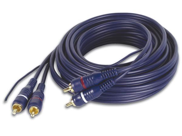 Cable RCA 2 Machos a 2 RCA Macho +REMOTE L.O. 5metros