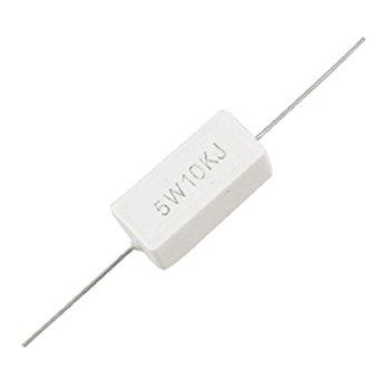 Resistencia Bobinada 10K 5W 5% Axial Horizontal