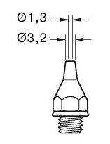 Punta Desoldador 3,2mm para DST JBC 0320600