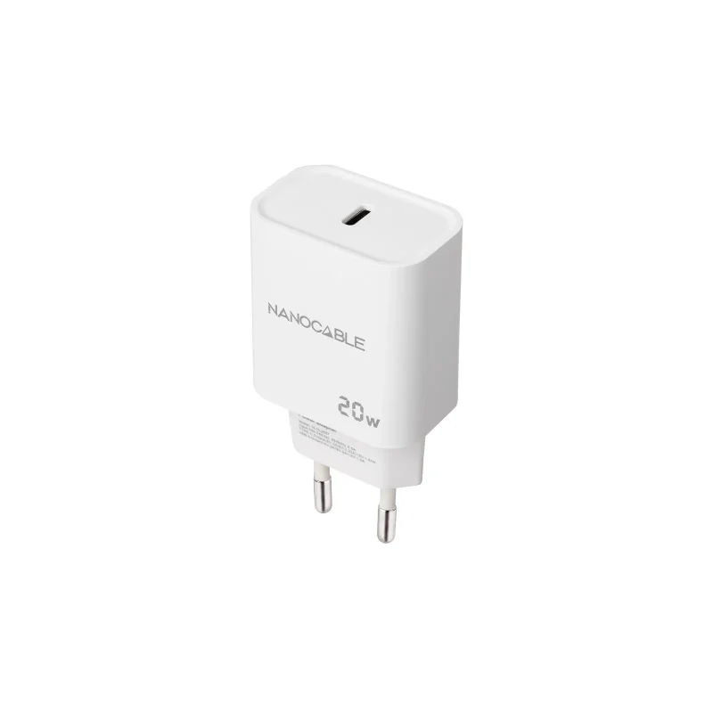 Cargador USB 5V/2,1A NEGRO NANOCABLE