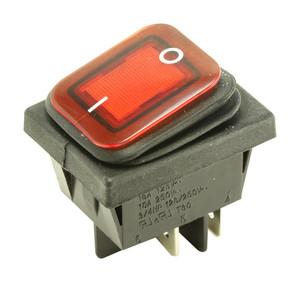 Interruptor Basculante Bipolar Luminoso ROJO