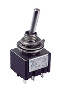 Interruptor Palanca Bipolar 3A/250Vac 3 Posiciones ON-OFF-ON