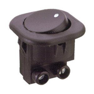 Interruptor Basculante Unipolar ON-OFF 6A/250Vac NEGRO
