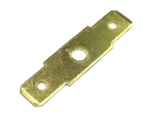 Terminal Faston Macho-Macho 6,3mm Torno M4 sin aislar