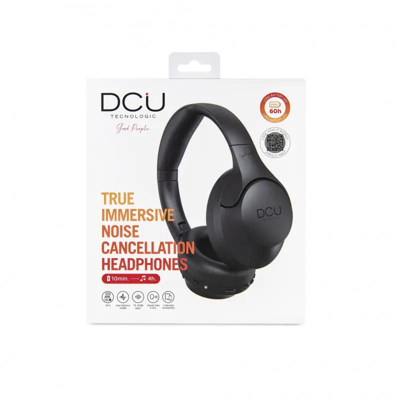AURICULARES DIADEMA TRUE IMMERSIVE ANC NEGRO