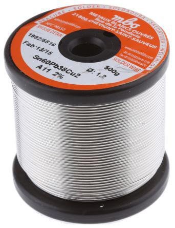 ESTAÃ‘O TRIMETAL 1mm. RT15  60/38/2 Carrete 500gr MBO